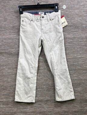 OshKosh B’Gosh Straight Leg Adjustable Waist Corduroy Jeans Boys 6 Beige NEW